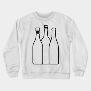 Wine Bottles Crewneck Sweatshirt